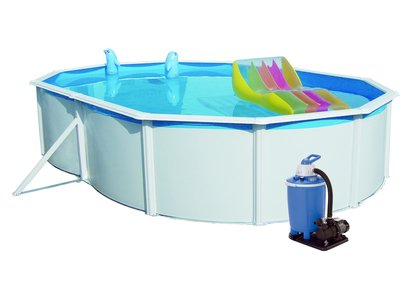 Bazén Nuovo de Luxe 6,4 x 3,66 x 1,2m set + piesková filtrácia 8m3/hod
