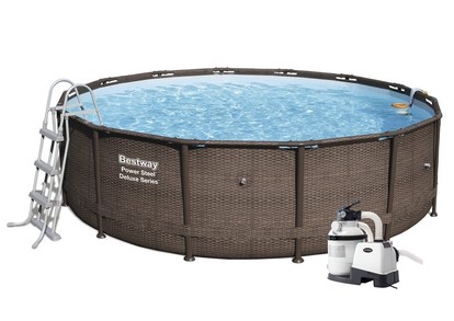 Bazén Bestway Rattan s konštrukciou 4,27 x 1,07 m piesková filtrácia 4 / hod