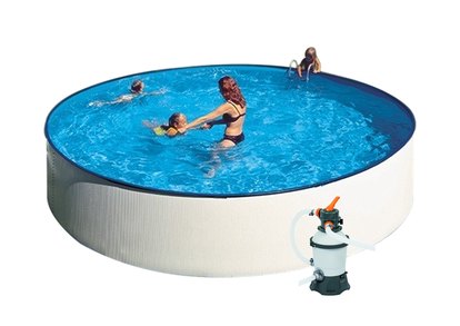 Bazén GRE Splash 2,4 x 0,9 m set + piesková filtrácia 2m3 / h