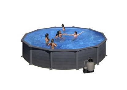 Bazén GRE Graphite 5,5 x 1,32 m set + piesková filtrácia 6m3/h