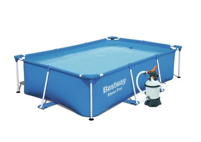 Bazén Bestway s konštrukciou 2,59 x 1,70 x 0,61 piesková filtrácia 2m3 / hod