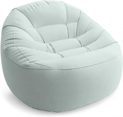 INTEX 68590 Nafukovacie kreslo Beanless Bag Chair zelenkavé