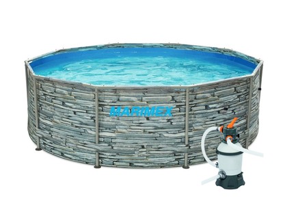 Bazén Florida 3,05 x 0,91 m - dekor KAMEŇ piesková filtrácia 2m3/hod