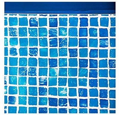 Bazénová fólia GRE ovál 5,00 x 3,00 x 1,32 m mozaika