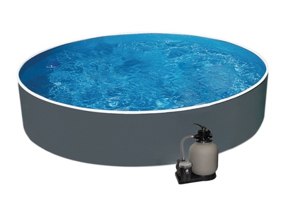 Bazén AZURO GRAPHIT 5,0 x 1,2 m + piesková filtrácia 6m3 / h