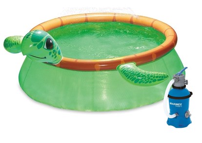 Bazén Tampa 1,83 x 0,51, motív Korytnačka, s pieskovou filtráciou 2m3 / hod