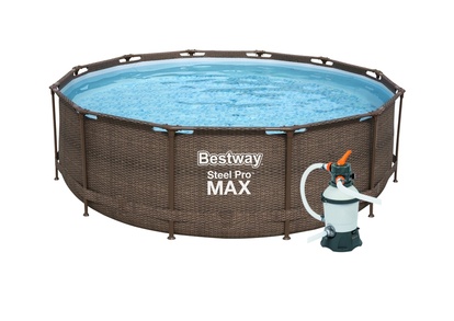 Bazén Bestway Rattan s konštrukciou 3,66 x 1,00 m piesková filtrácia 2m3 / hod