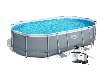 Bazén Bestway s konštrukciou 4,88 x 3,05 x 1,07m piesková filtrácia 4m3 / hod