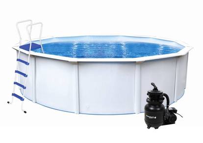 Bazén Nuovo de Luxe 5,5 x 1,2 m set + piesková filtrácia 6,6m3 / hod