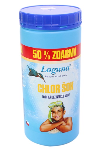 Lagúna chlór šok 1kg + 50% ZADARMO