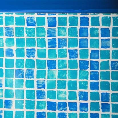 Bazénová fólia GRE kruh 5,50 x 1,32 m mozaika