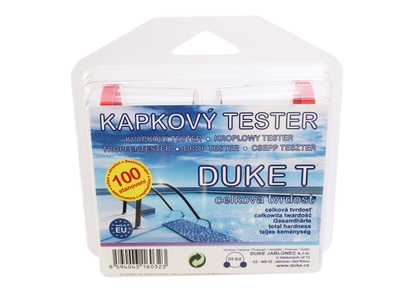 Kvapkový tester DUKE T na tvrdosť vody