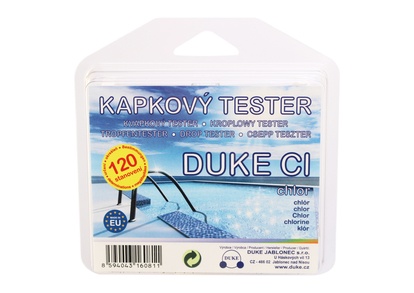 Kvapkový tester DUKE Cl na chlór