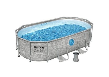 Bazén Bestway Rattan Swim Vista s konštrukciou 4,27 x 2,50 x 1,00 m set