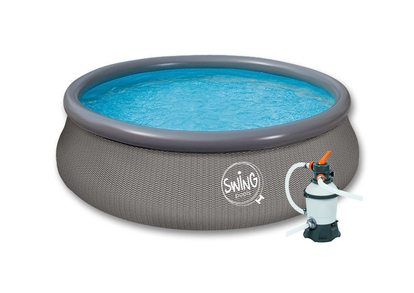 Bazén Swing pool 3,66 x 0,91 rattan s pieskovou filtráciou 2m3/hod