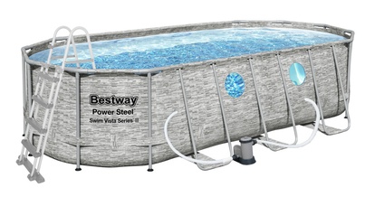 Bazén Bestway Stone Swim Vista s konštrukciou 5,49 x 2,74 x 1,22 m set