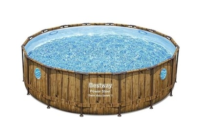 Bazén Bestway Wood Swim Vista s konštrukciou 4,88 x 1,22 m set