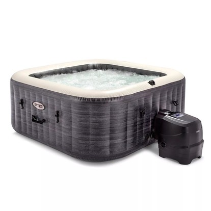 BAZAR - Vírivý bazén INTEX 28450 Pure Spa Greystone Deluxe so systémom slanej vody