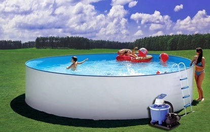 Bazén Nuovo 4 x 0,9 m set + piesková filtrácia 6m3 / hod