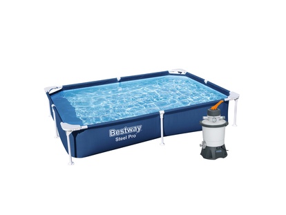 Bazén Bestway s konštrukciou 2,21 x 1,50 x 0,43 m piesková filtrácia 2m3/hod