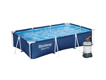 Bazén Bestway s konštrukciou 3,00 x 2,01 x 0,66 m piesková filtrácia 2m3/hod