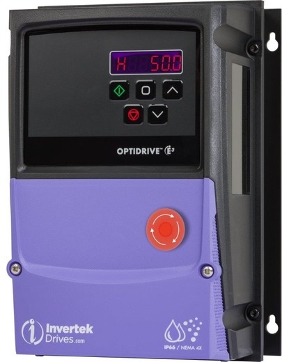 Frekvenčný menič OPTIDRIVE E3 - 0,75kW; 4,3A; 1x 230V / 3x 230V; IP66