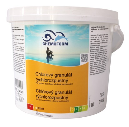 Chemoform Chlórový granulát rýchlorozpustný 3kg