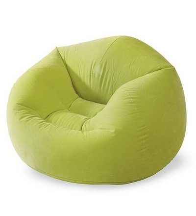 INTEX 68569 Nafukovacie kreslo Beanless Bag Chair zelené