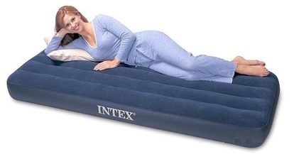 INTEX 68950 Nafukovacia posteľ Classic Downy Blue "Junior Twin"