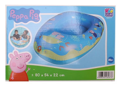 Happy people Peppa Pig nafukovací čln, 80x54x22 cm