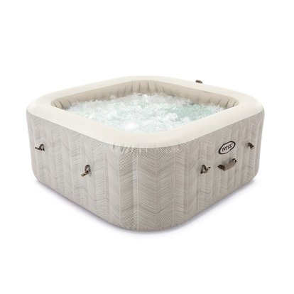 Vírivý bazén INTEX 28446 Pure Spa Chevron Deluxe so systémom slanej vody (do roku 2024)