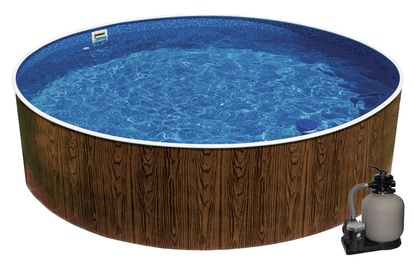 Bazén AZURO WOOD 4,6 x 1,2m + piesková filtrácia 6m3/hod