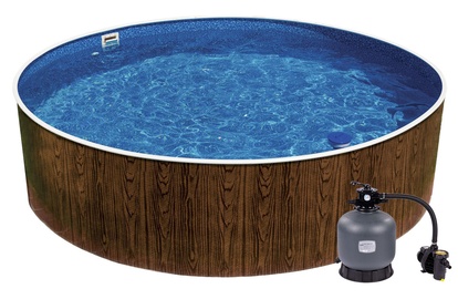 Bazén AZURO WOOD 5,5 x 1,2m + piesková filtrácia 7m3/hod