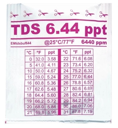 Kalibračný roztok pufor TDS 6.44 20ml