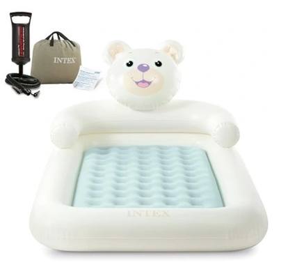 BAZAR - INTEX 66814 Nafukovacia cestovná posteľ pre deti - Medveď
