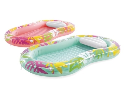 INTEX 57803 Nafukovacie lehátko s vankúšikom Tropical Oasis