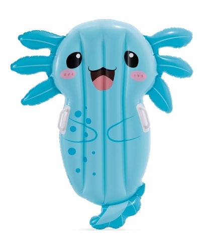 INTEX 58159 Nafukovacie lehátko v tvare Axolotl s madlami