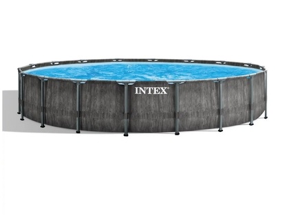 INTEX Prism Frame Premium Greywood 5,49 x 1,22 m piesková filtrácia 6m3/hod