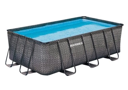 BAZAR - Bazén Florida Premium 2,15 x 4,00 x 1,22 m - dekor RATTAN bez filtrácie