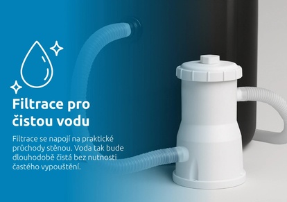 Kartušová filtrace oválné ochlazovací kádě Marimex