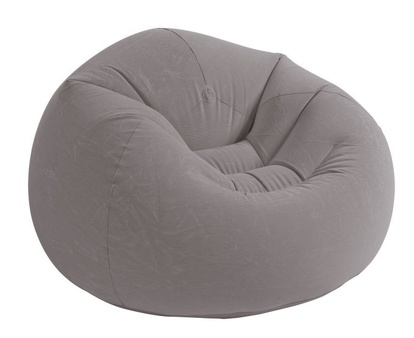 INTEX 68579 Nafukovacie kreslo Beanless Bag Chair "Grey"