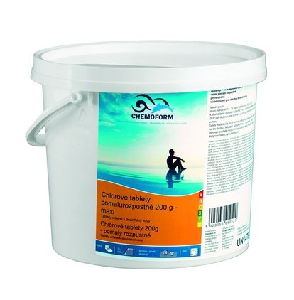 Chemoform Chlórové tablety maxi pomalyrozpustné 3kg